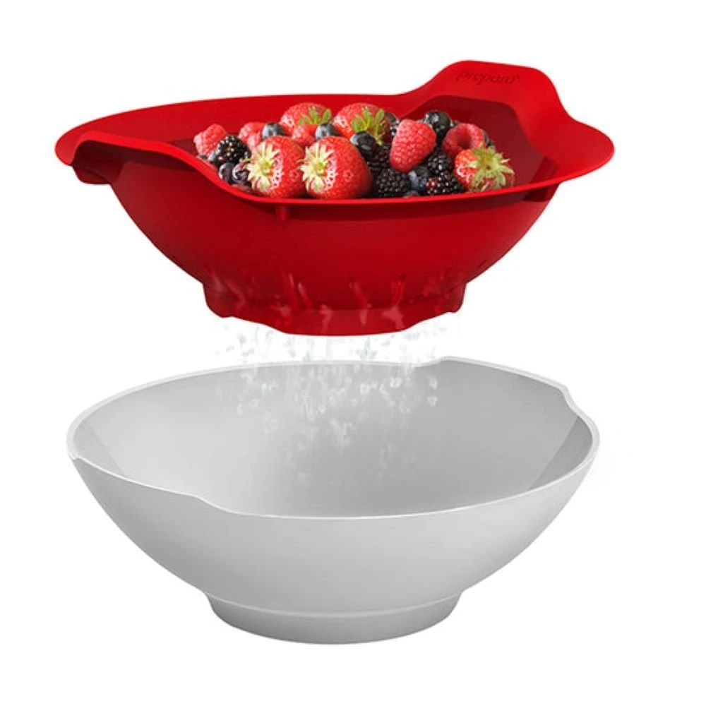 Prepara Berry Bowl | White/Red - Image 2