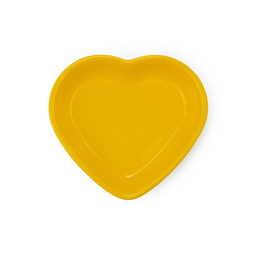 Fiesta® 19oz Medium Heart Bowl | Daffodil