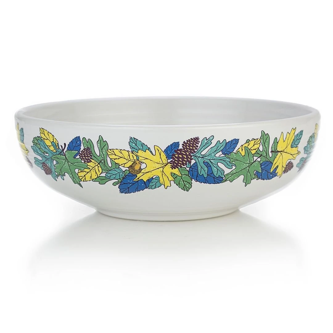 Fiesta® 68oz Large Bistro Bowl | Fall Fantasy Blue