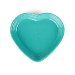 Fiesta® 26oz Large Heart Bowl | Turquoise