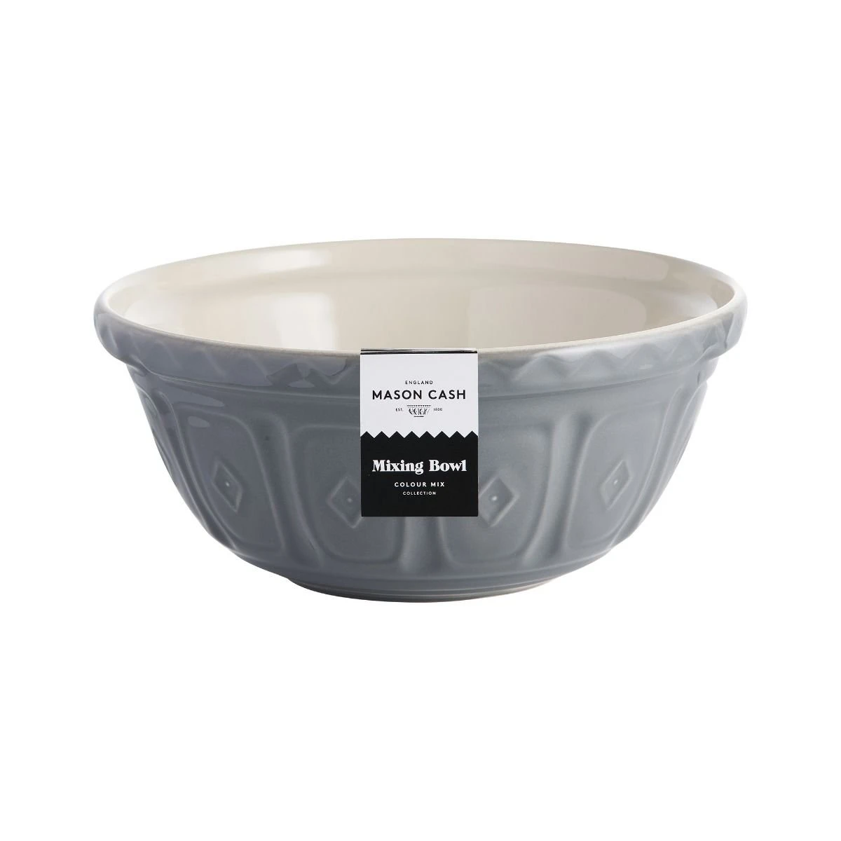 Mason Cash Color Mix S12 (4.25 Qt) Mixing Bowl | Grey - Image 2