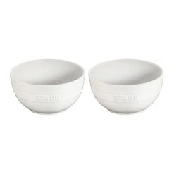 Staub 2-Piece Large Universal Bowl Set | White