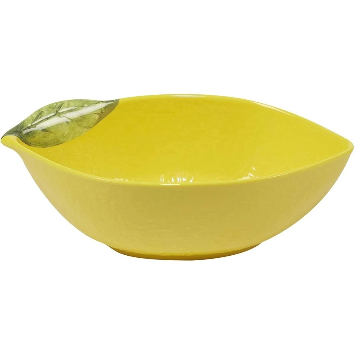 Certified International 5-Piece Melamine 3-D Lemon Serving Bowl Set | Lemon Zest - Image 2