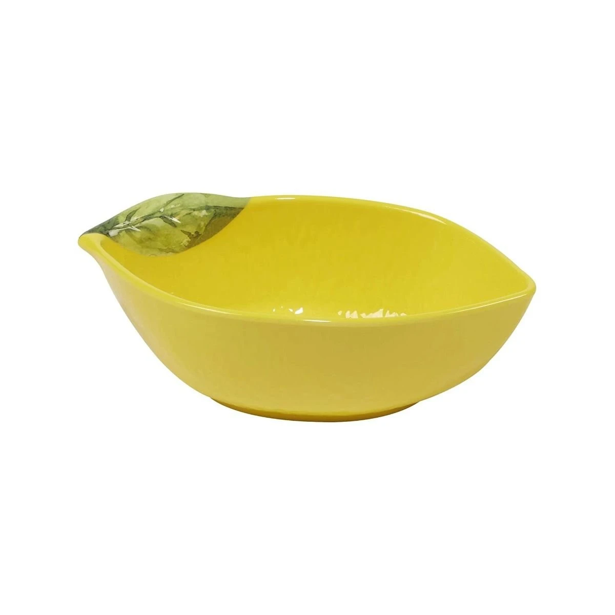 Certified International 5-Piece Melamine 3-D Lemon Serving Bowl Set | Lemon Zest - Image 3