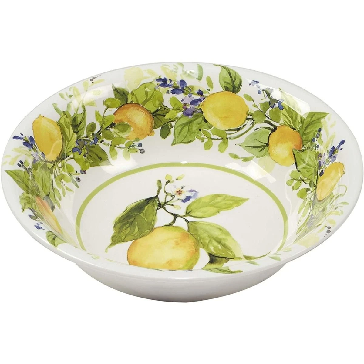 Certified International 7.5" X 2" Melamine All Purpose Bowl | Lemon Zest