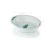 Fiesta® 40oz Oval Vegetable Bowl | Blue Christmas Tree (White)