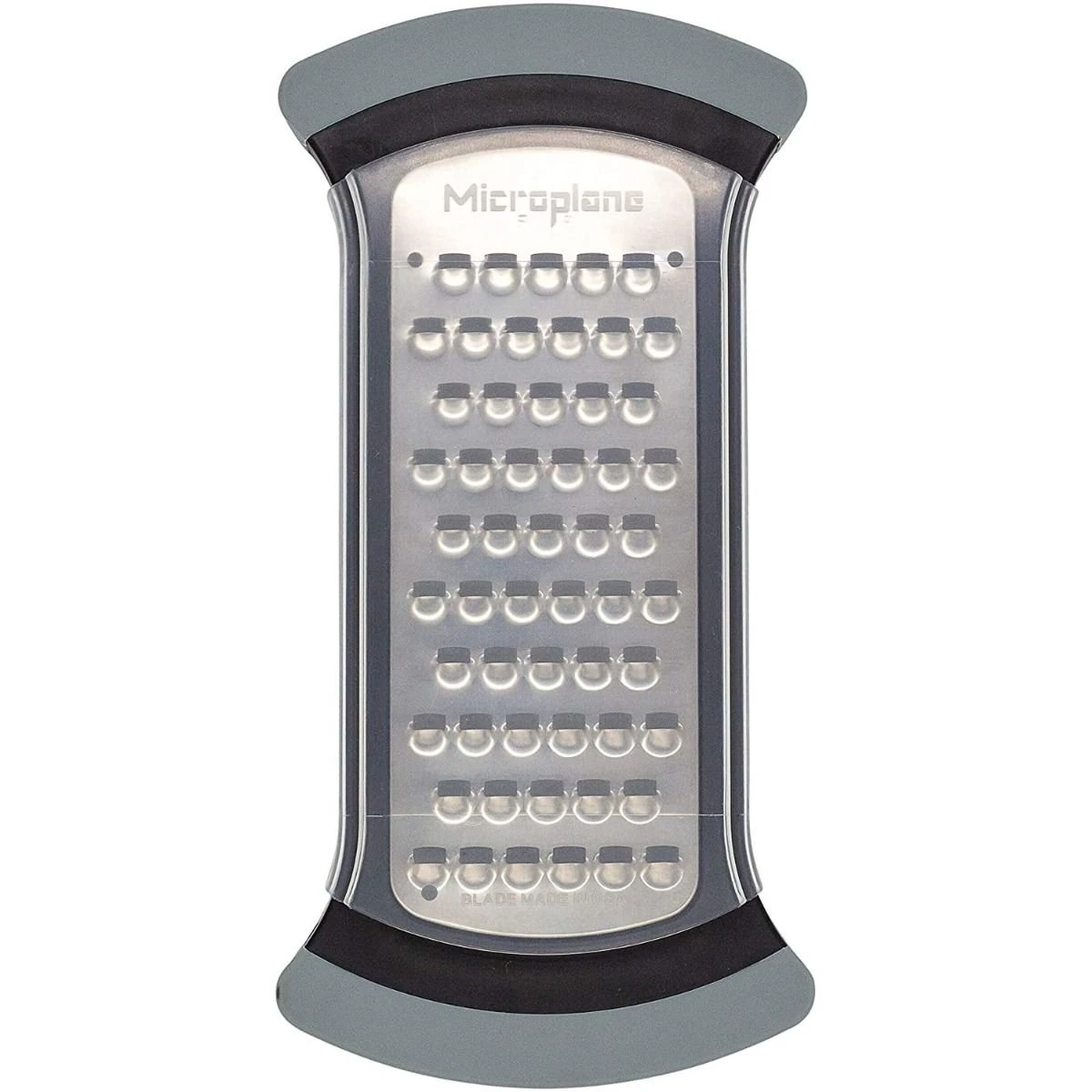 Microplane Extra Coarse Mixing Bowl Grater | Grey/Black