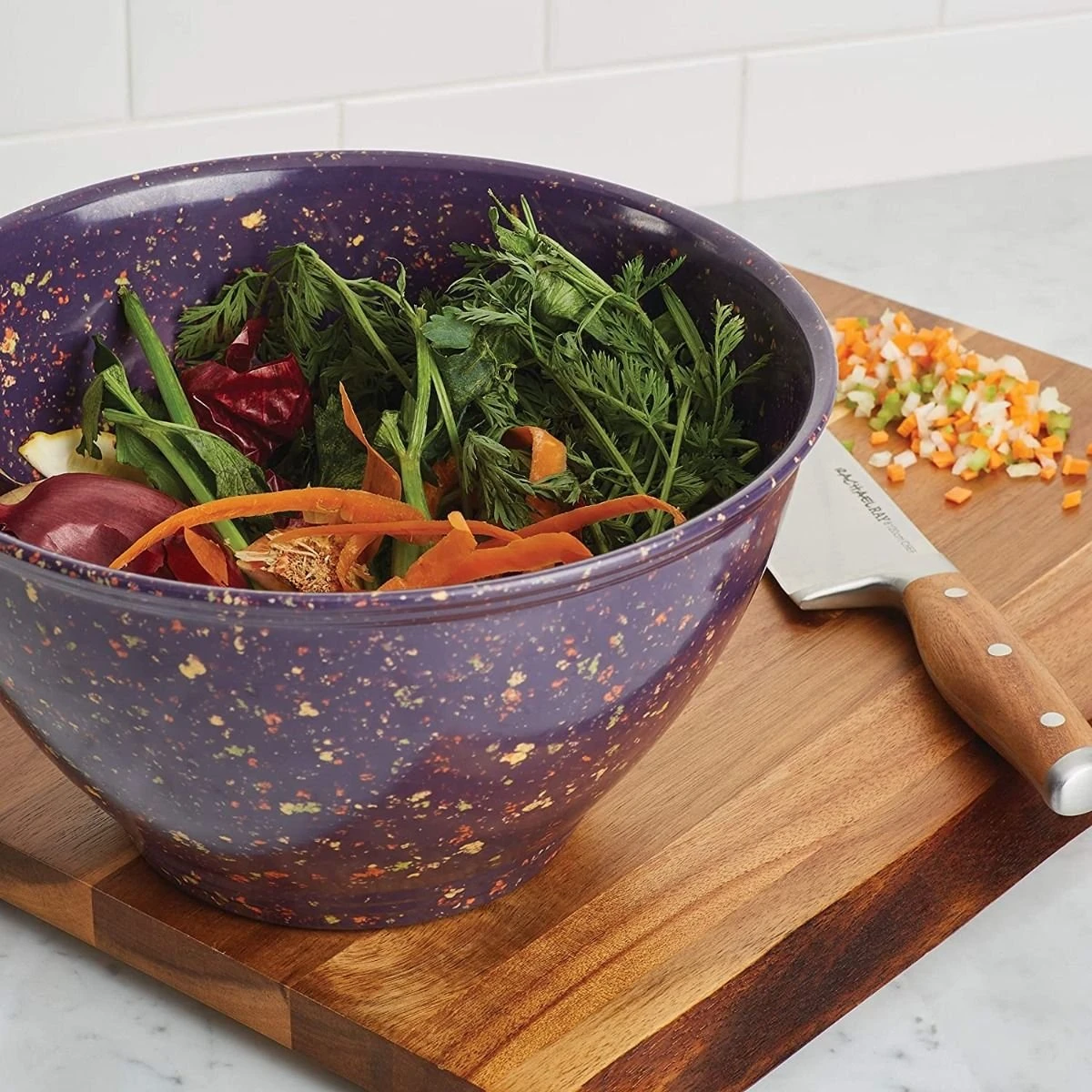 Rachael Ray Garbage Bowl | Purple - Image 2