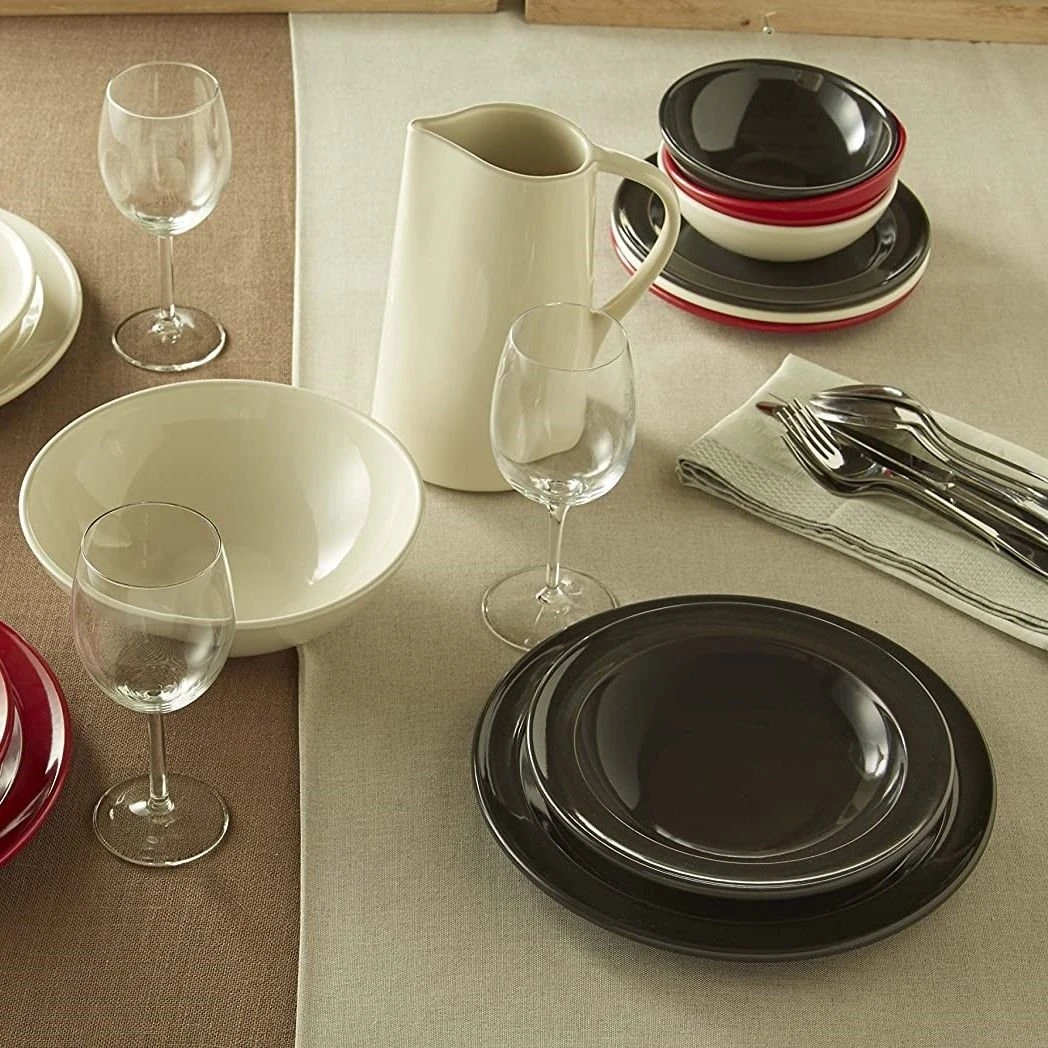 Emile Henry 8.5" X 2.75" Small Salad Bowl | Charcoal - Image 2