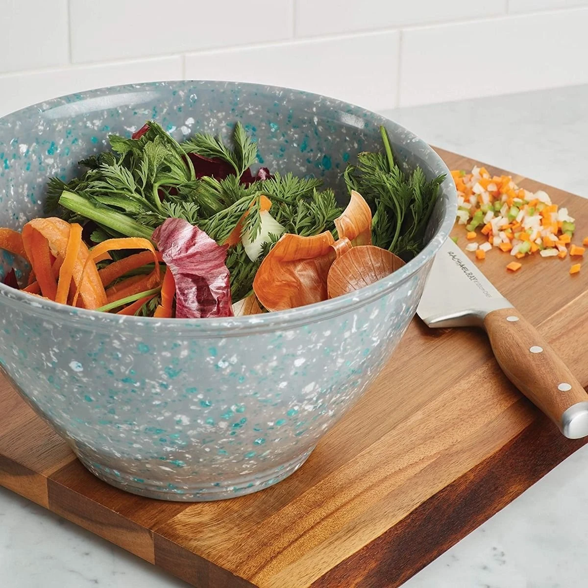 Rachael Ray Garbage Bowl | Sea Salt Gray - Image 4