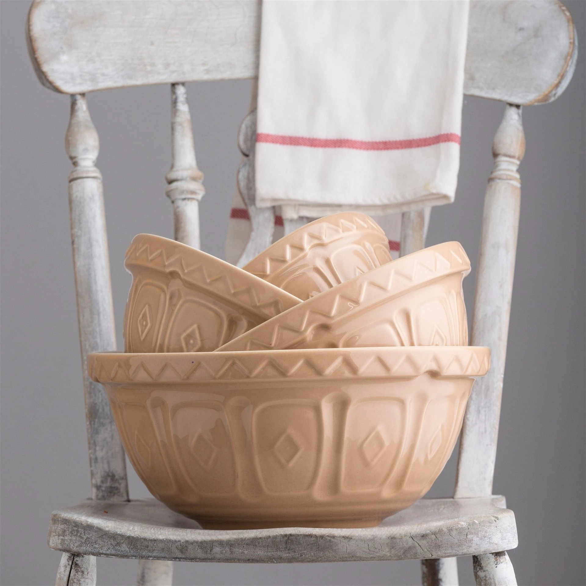 Mason Cash Cane Collection S12 (4.25 Qt) Mixing Bowl - Image 5