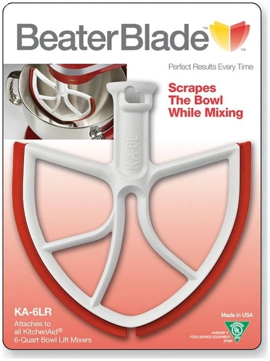 BeaterBlade For KitchenAid 6-Quart Bowl-Lift Mixers - Red - Image 2