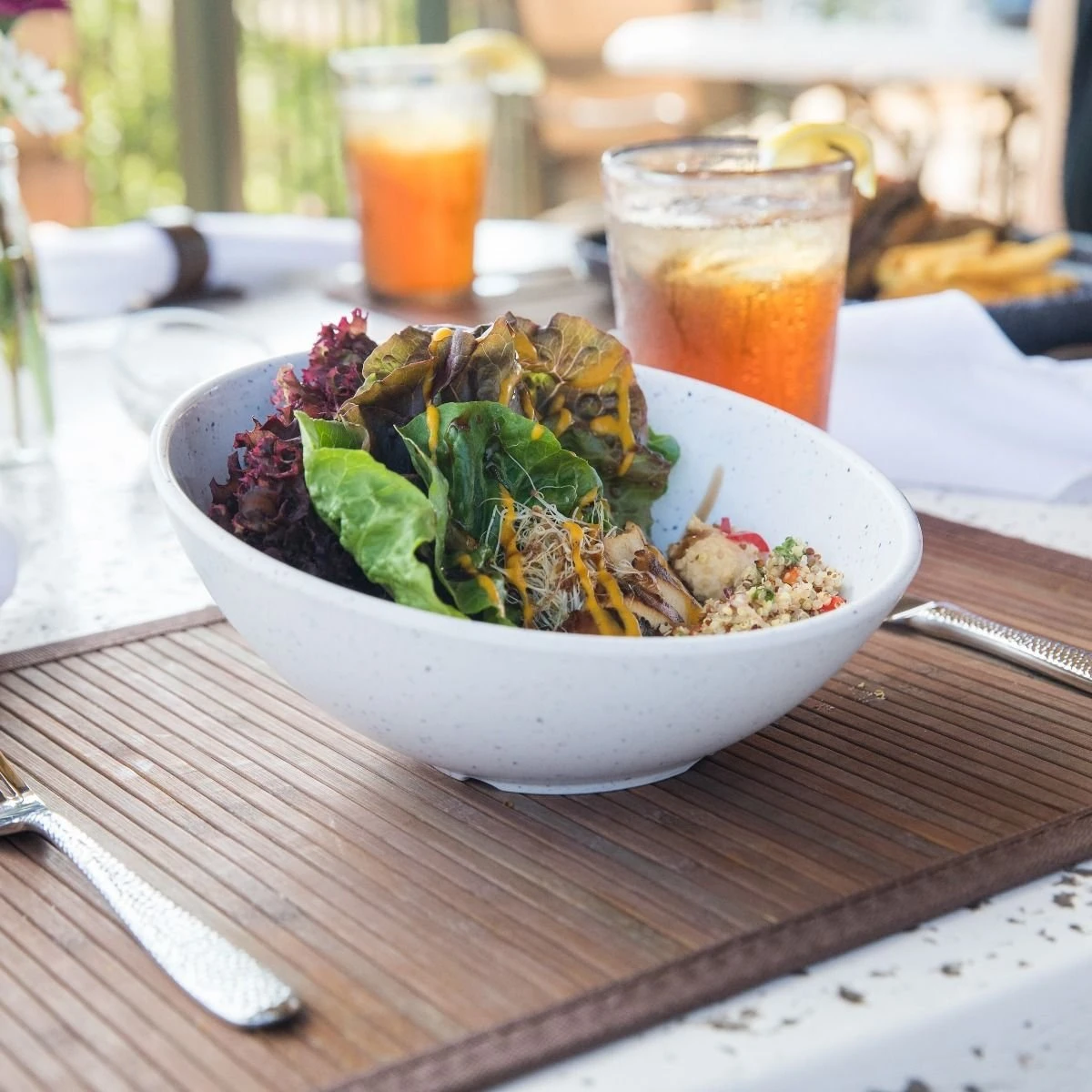 Fortessa Camp Melamine 6.5" Tilt Bowl | White - Image 3