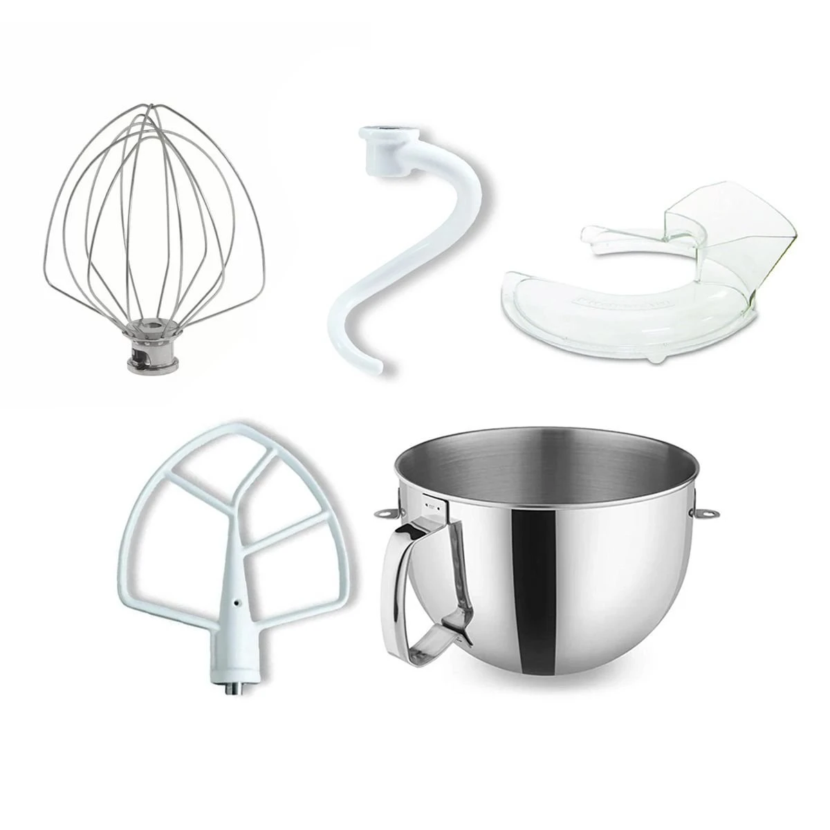 KitchenAid 6-Quart Stainless Steel Bowl + Accessory Pack + Pouring Shield | Fits 6-Quart KitchenAid Bowl-Lift Stand Mixers - Image 3