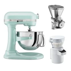 KitchenAid 6-Quart Pro 600 Bowl-Lift Stand Mixer | Ice Blue + Ultimate Baker's Bundle