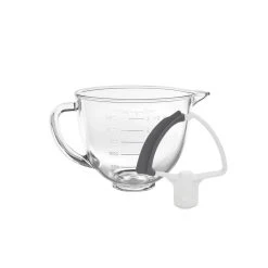 KitchenAid 3.5-Quart Glass Bowl + Flex Edge Beater | Fits 3.5-Quart KitchenAid Artisan Mini Tilt-Head Stand Mixers