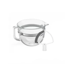 KitchenAid 6-Quart Glass Bowl + Flex Edge Beater | Fits 6-Quart KitchenAid Pro 6500 Design Series Stand Mixers