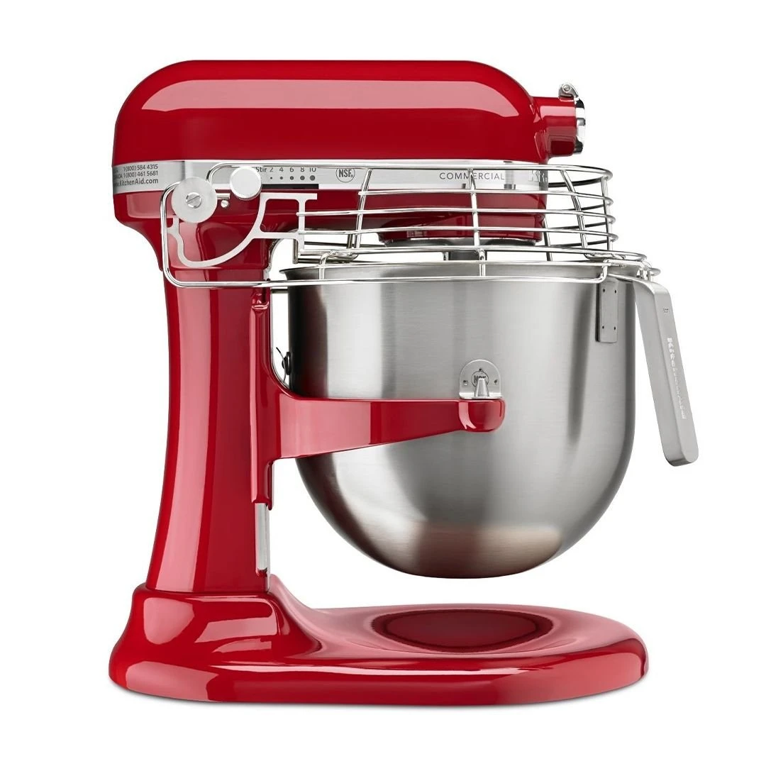 KitchenAid Commercial 8-Quart Bowl-Lift Stand Mixer With Bowl Guard | Empire Red
