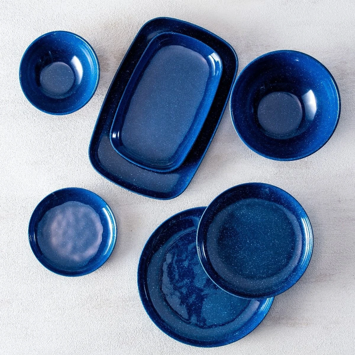 Fortessa Camp Melamine 6.5" Tilt Bowl | Blue - Image 2