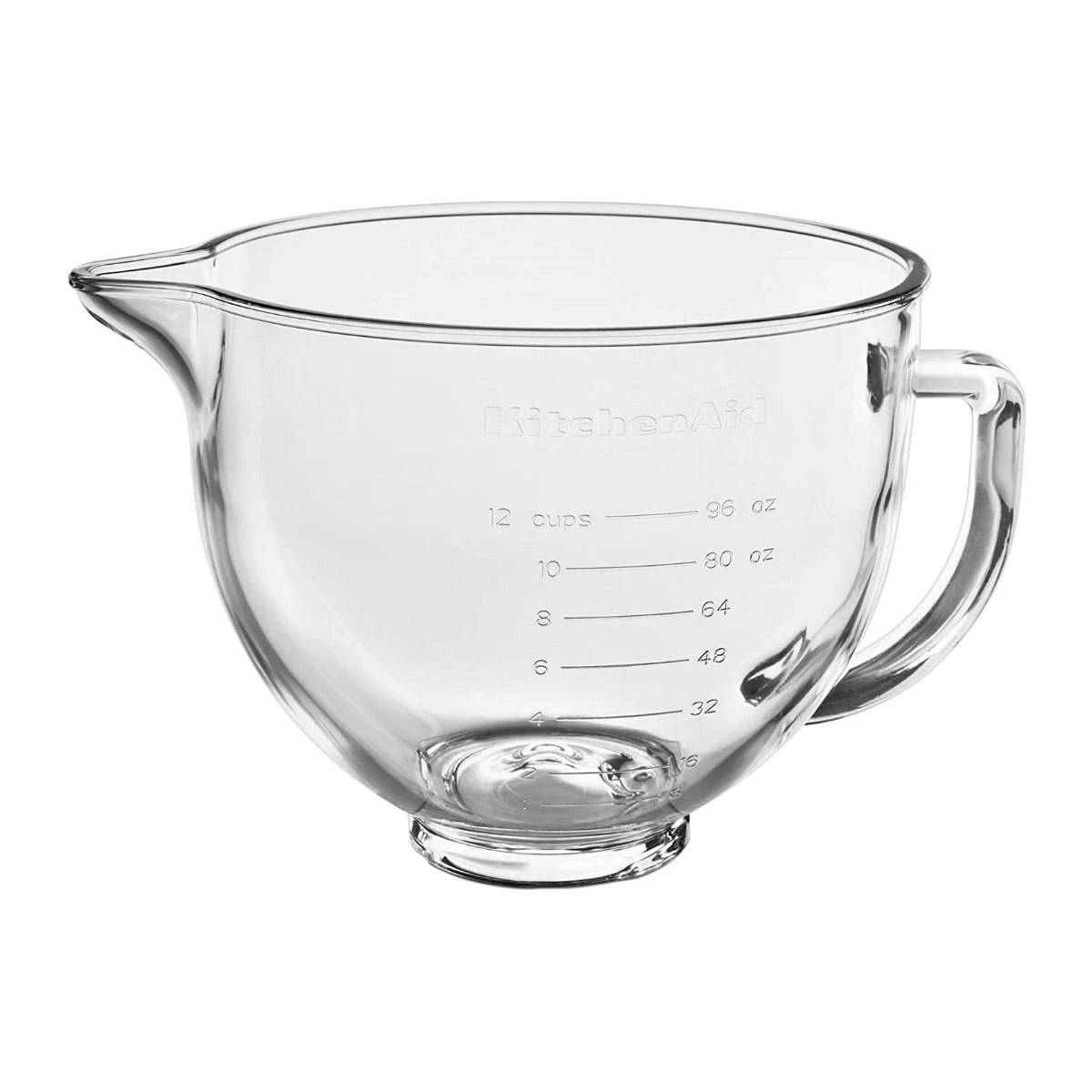 KitchenAid 5-Quart Glass Bowl + Flex Edge Beater | Fits 4.5-Quart & 5-Quart KitchenAid Tilt-Head Stand Mixers - Image 2