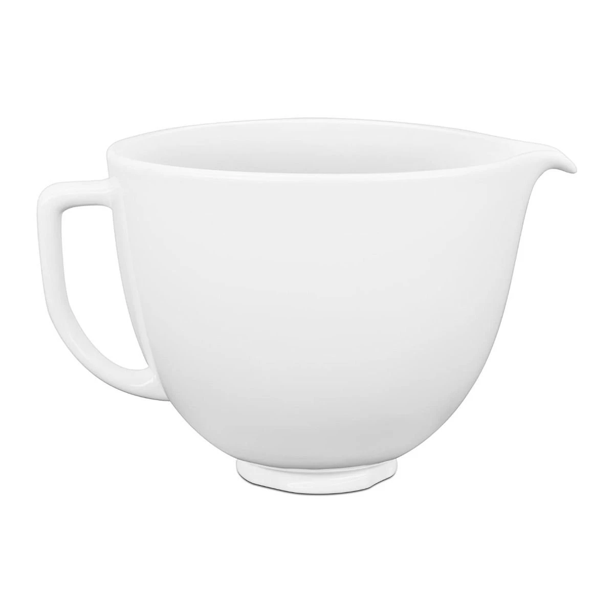 KitchenAid 5-Quart White Chocolate Ceramic Bowl + Flex Edge Beater | Fits 4.5-Quart & 5-Quart KitchenAid Tilt-Head Stand Mixers - Image 2