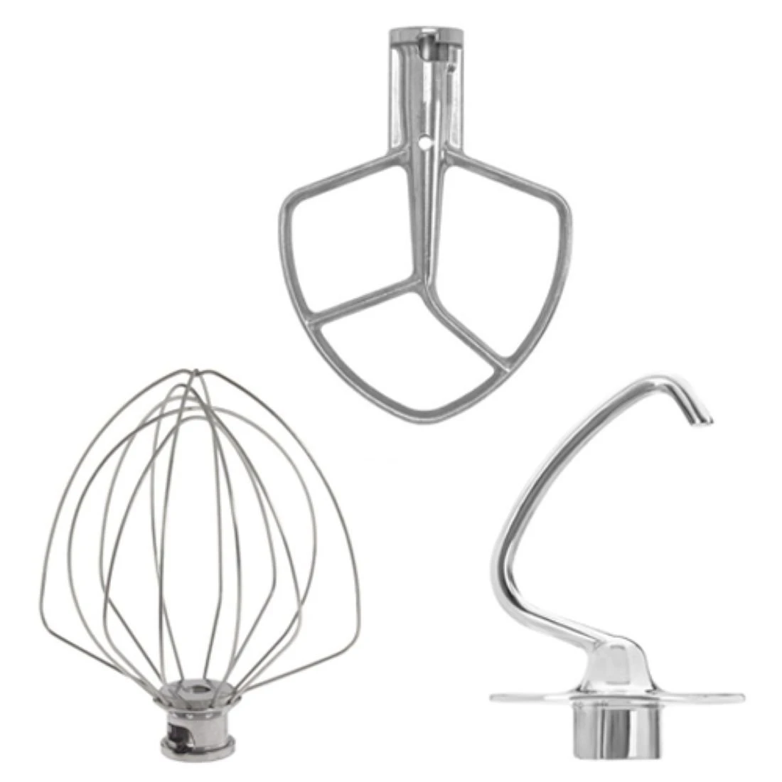 KitchenAid 5-Quart Stainless Steel Bowl + Stand Mixer Stainless Steel Accessory Pack + Pouring Shield | Fits 5-Quart KitchenAid Tilt-Head Stand Mixers - Image 3