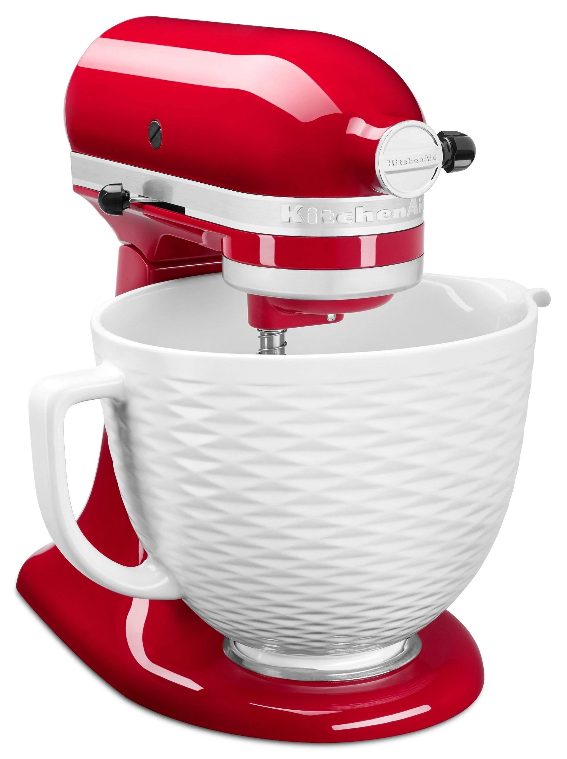 KitchenAid 5-Quart White Chocolate Textured Ceramic Bowl | Fits 4.5-Quart & 5-Quart KitchenAid Tilt-Head Stand Mixers - Image 2