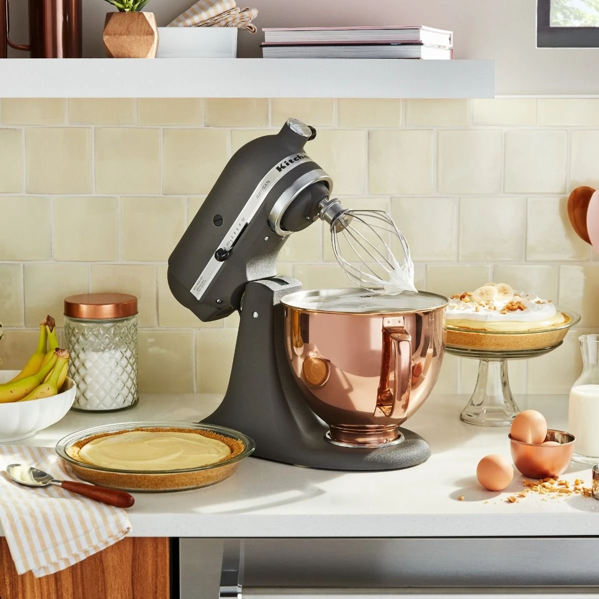 KitchenAid 5-Quart Radiant Copper Stainless Steel Metallic Bowl + Flex Edge Beater | Fits 4.5-Quart & 5-Quart KitchenAid Tilt-Head Stand Mixers - Image 7