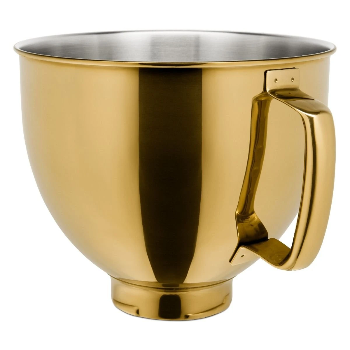 KitchenAid 5-Quart Radiant Gold Stainless Steel Metallic Bowl + Flex Edge Beater | Fits 4.5-Quart & 5-Quart KitchenAid Tilt-Head Stand Mixers - Image 3