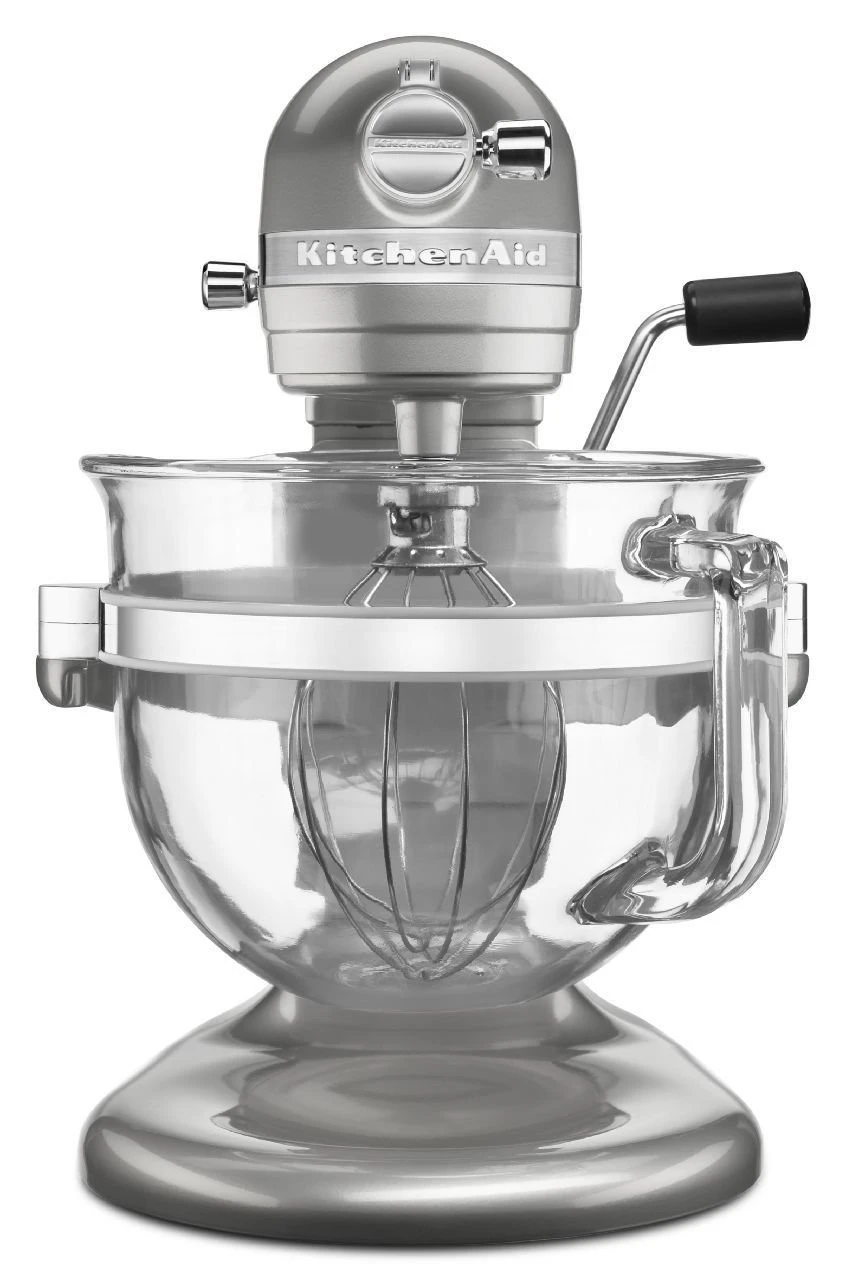 KitchenAid 6-Quart Pro 6500 Design Series Bowl-Lift Stand Mixer | Sugar Pearl Silver - Image 2