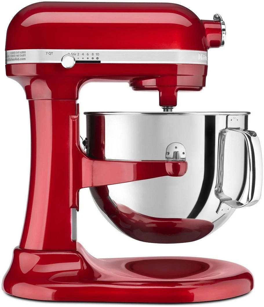 KitchenAid 7-Quart Pro Line Bowl-Lift Stand Mixer | Candy Apple Red + Flex Edge Beater - Image 2