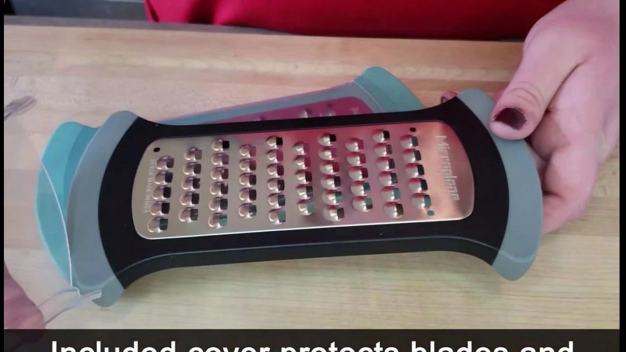 Microplane Extra Coarse Mixing Bowl Grater | Grey/Black - Image 6