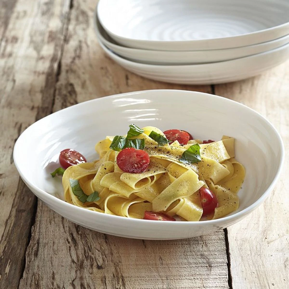 Portmeirion Sophie Conran 9" Pasta Bowl | White - Image 3