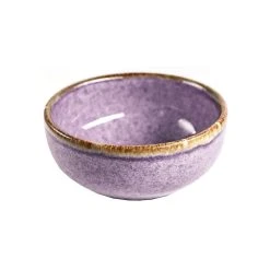 TeakHaus 11.5oz Ceramic Cabo Small Bowl | Purple