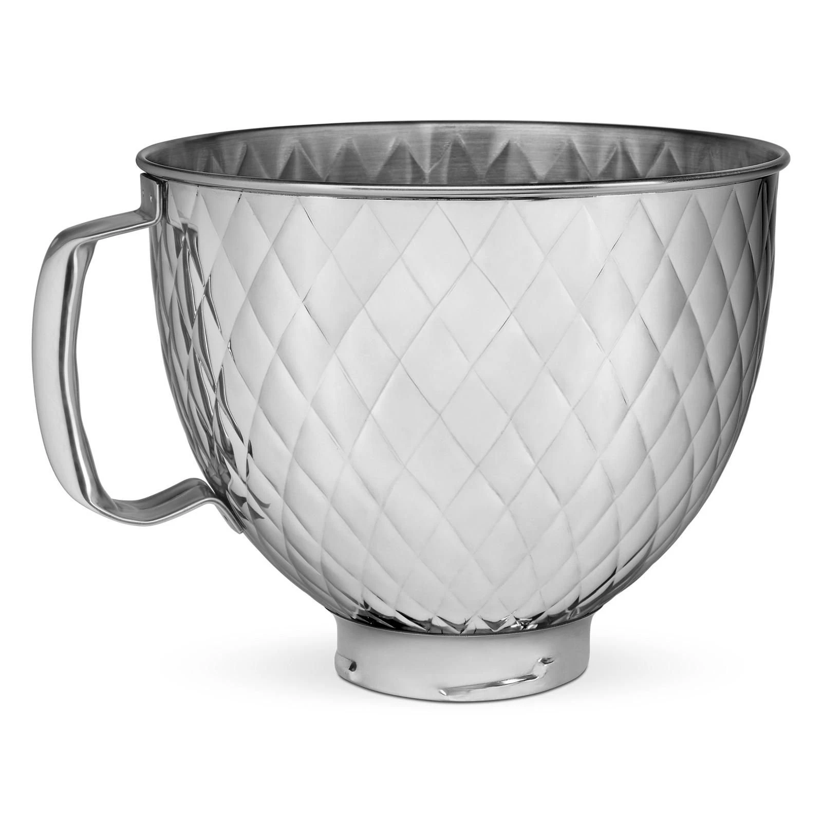 KitchenAid 5-Quart Quilted Stainless Steel Bowl | Fits 4.5-Quart & 5-Quart KitchenAid Tilt-Head Stand Mixers