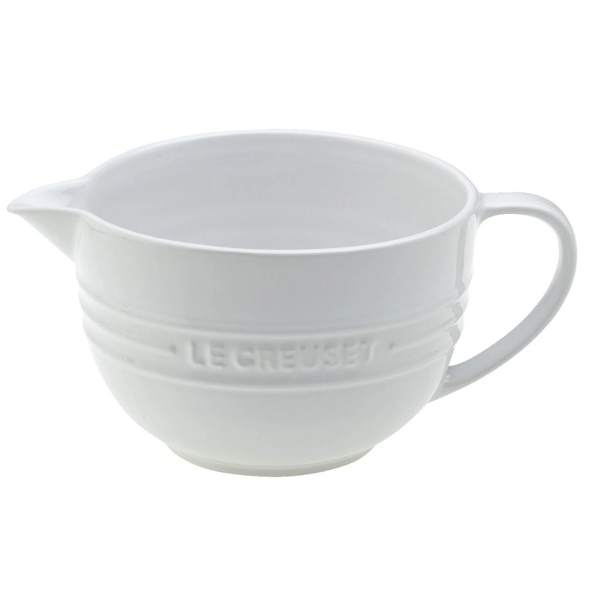 Le Creuset 2 Qt. Stoneware Batter Bowl | White