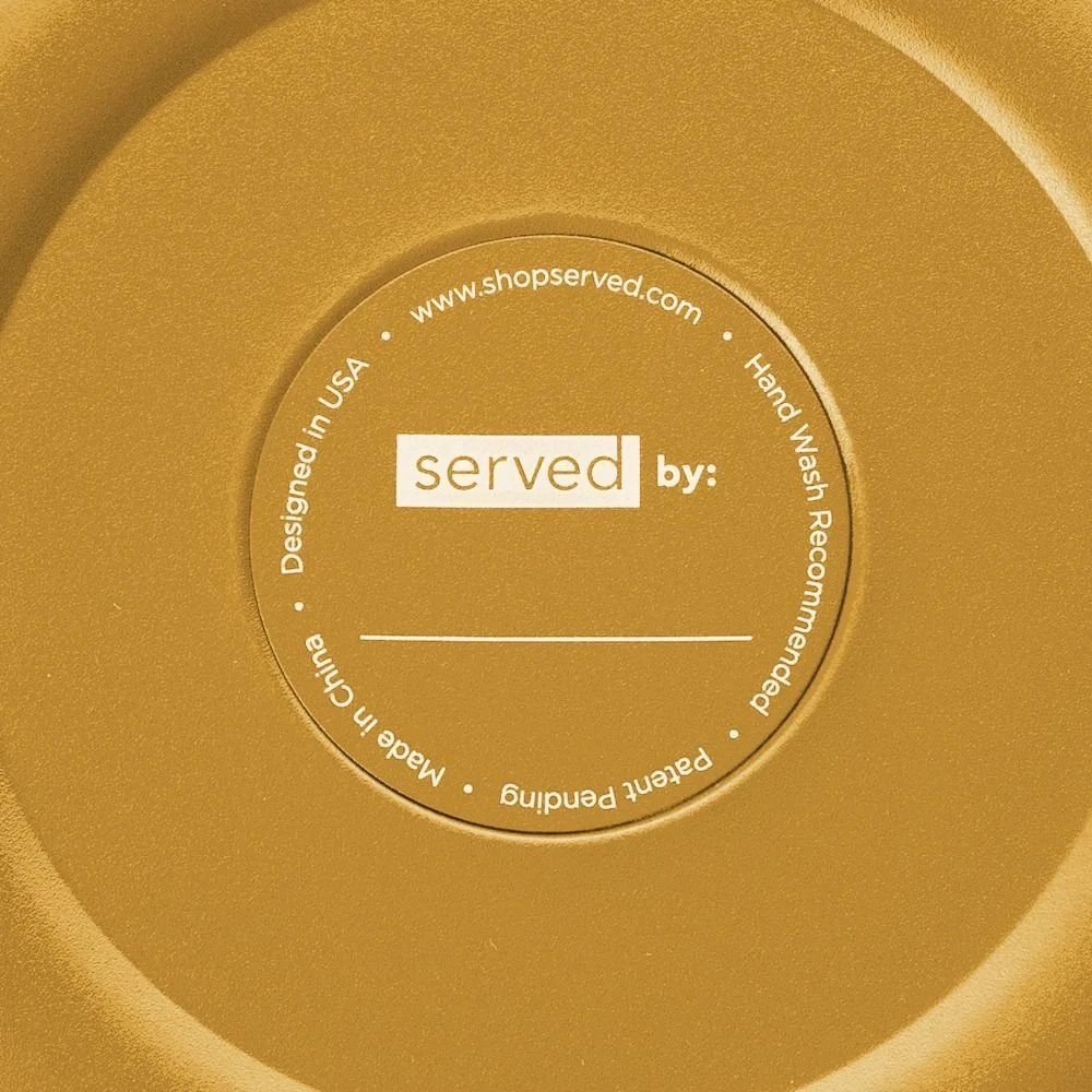 Served Large Serving Bowl (2.5 Quart) | Golden - Image 3