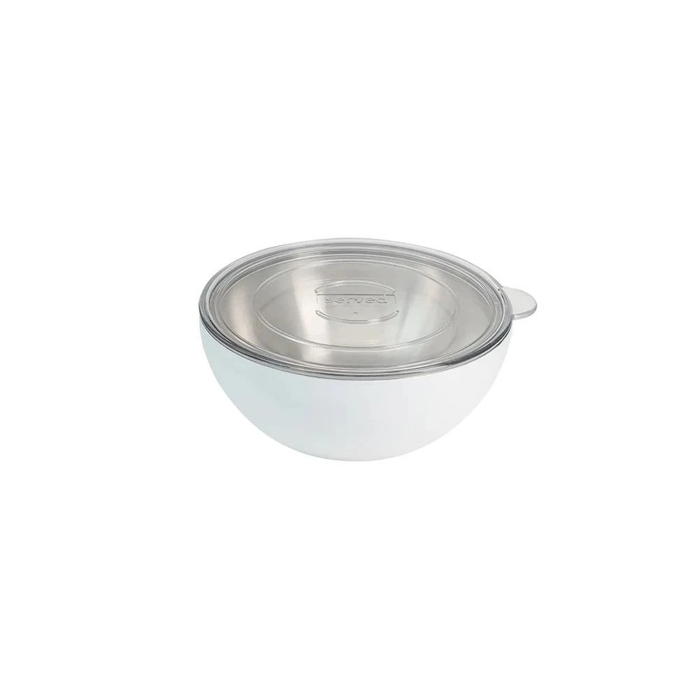 Served Small Serving Bowl (.625 Quart) | White Icing