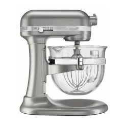 KitchenAid 6-Quart Pro 6500 Design Series Bowl-Lift Stand Mixer | Sugar Pearl Silver