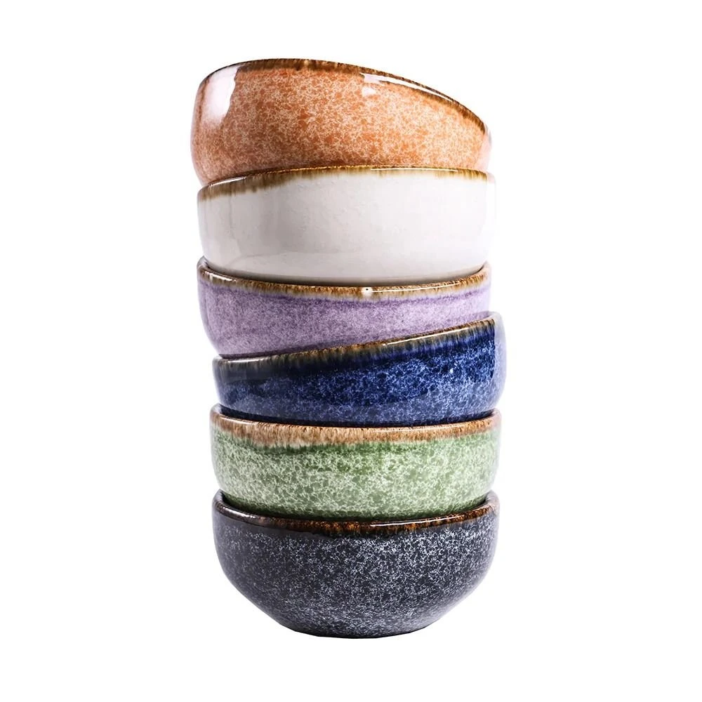 TeakHaus 11.5oz Ceramic Cabo Small Bowl | Purple - Image 2