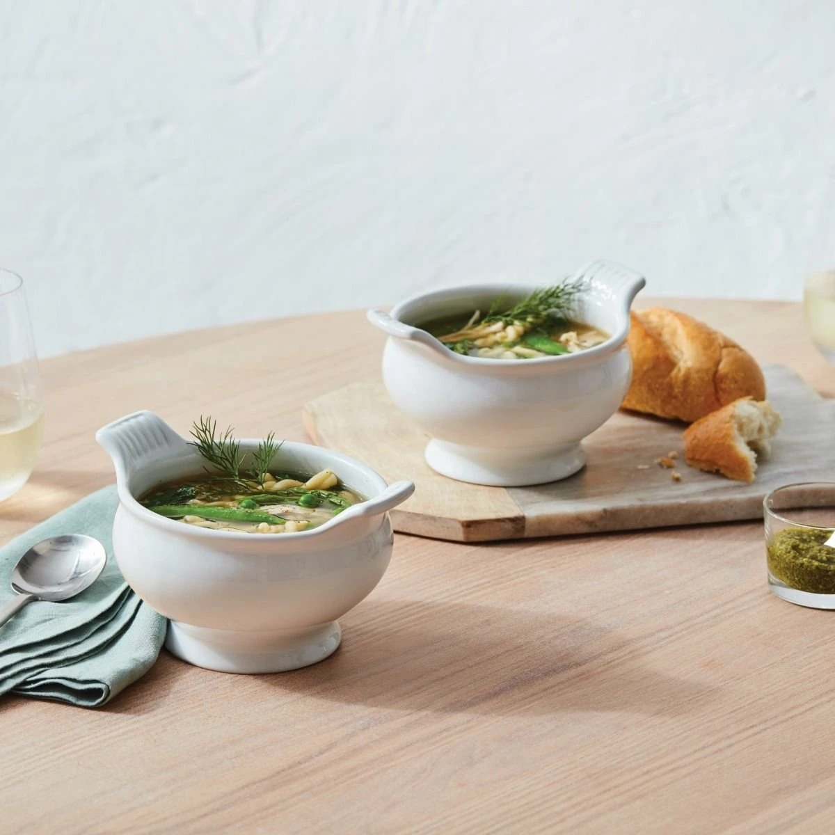 Le Creuset 20oz Heritage Soup Bowl | White - Image 5